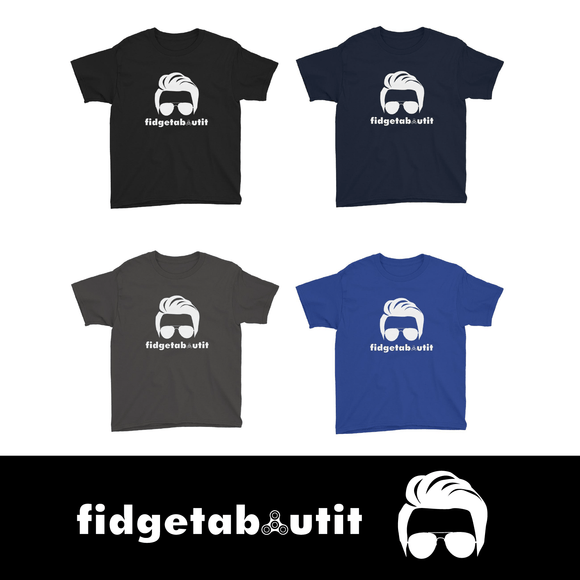 Fidgetaboutit (Inverse) - YOUTH Short Sleeve T-Shirt