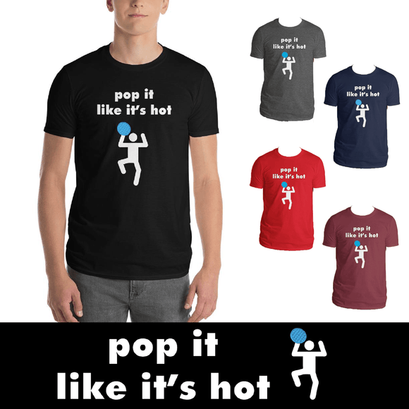 Pop It Like It's Hot (Inverse) - ADULT Mens Short-Sleeve T-Shirt