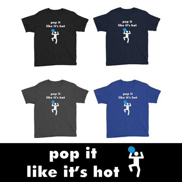Pop It Like It's Hot (Inverse) - YOUTH Short Sleeve T-Shirt