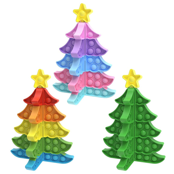 3D Christmas Tree Pop Its